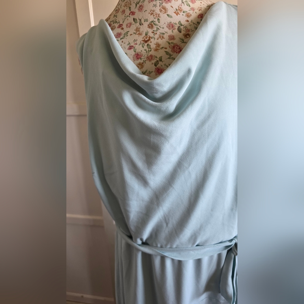 NWT ROZ & ALI dressbarn Light Blue Maxi Dress SIZE 16 - Picture 2 of 10